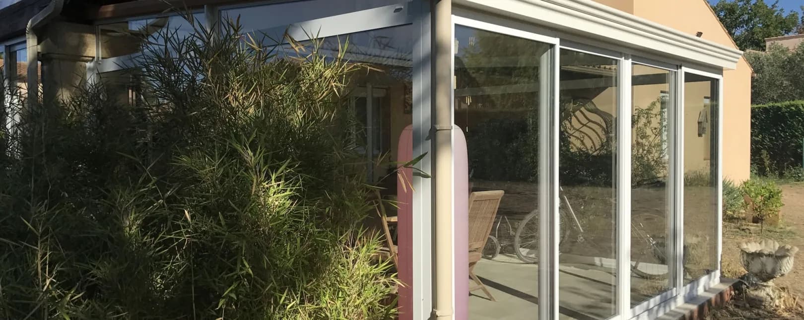 Montaren - Remplacement d'une véranda aluminium avec toiture isolée
