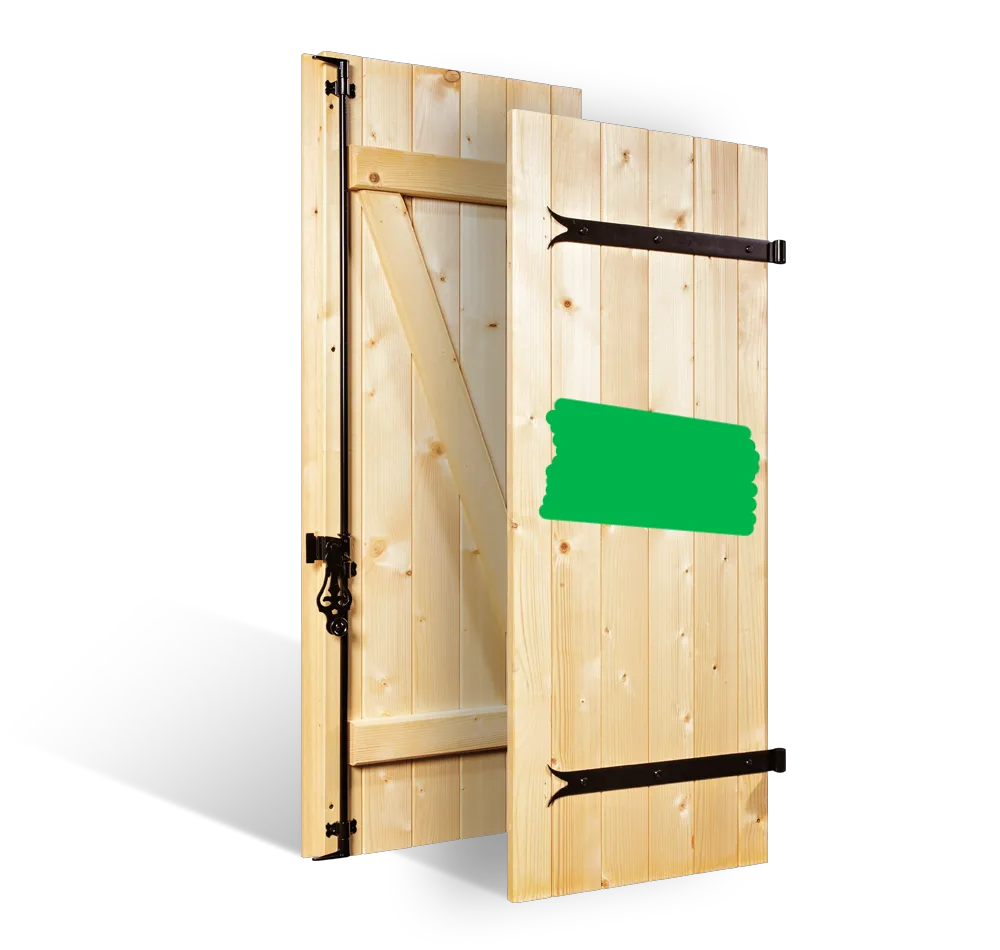 Volet RAL 6005 BOIS
