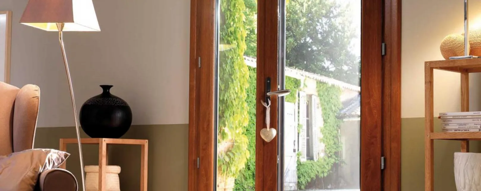 Porte d'entrée PVC Plaxé