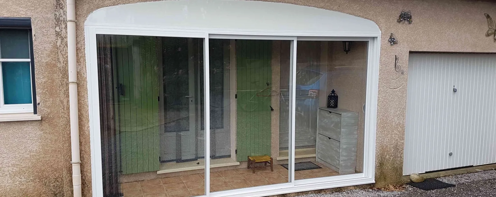 Fermeture de terrasse aluminium à Cruviers-Lascours