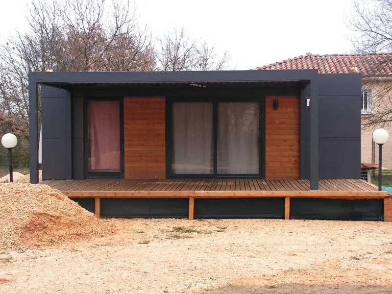 Pose d'une pergola bioclimatique à Deaux (30360) - Photo 5