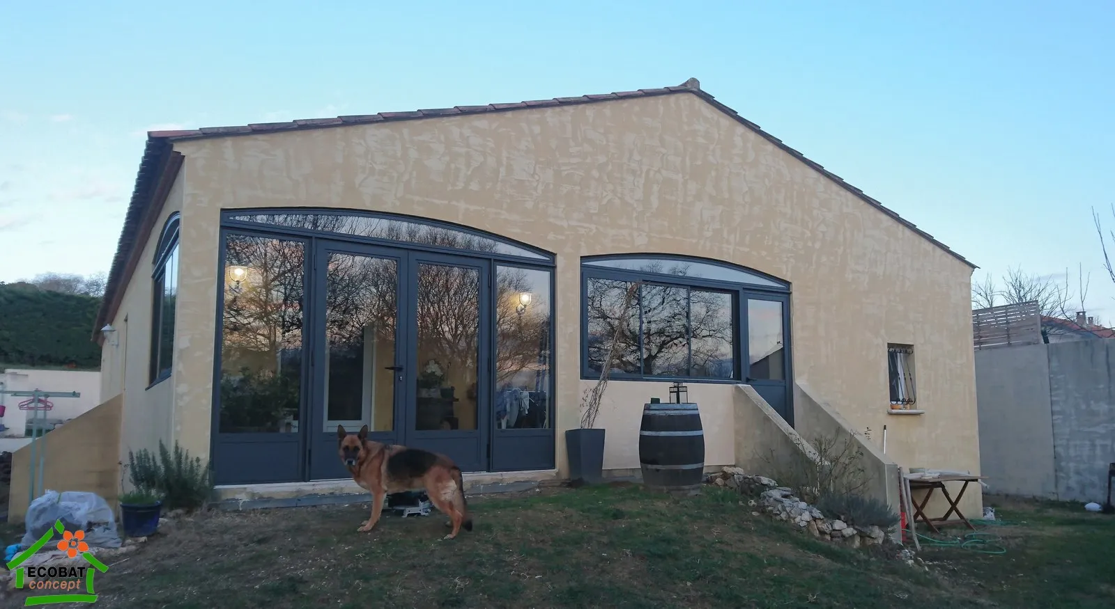 Fermeture de terrasse en aluminium sur mesure à Sauzet - Photo 3