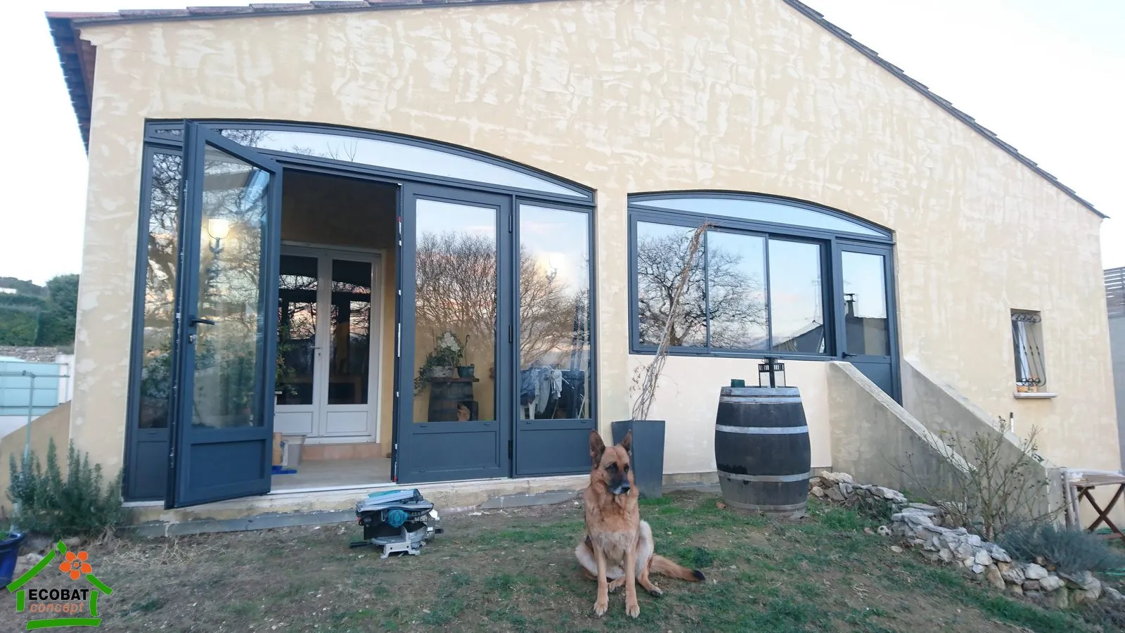 Fermeture de terrasse en aluminium sur mesure à Sauzet - Photo 4