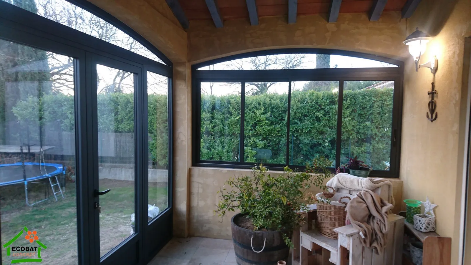 Fermeture de terrasse en aluminium sur mesure à Sauzet - Photo 8