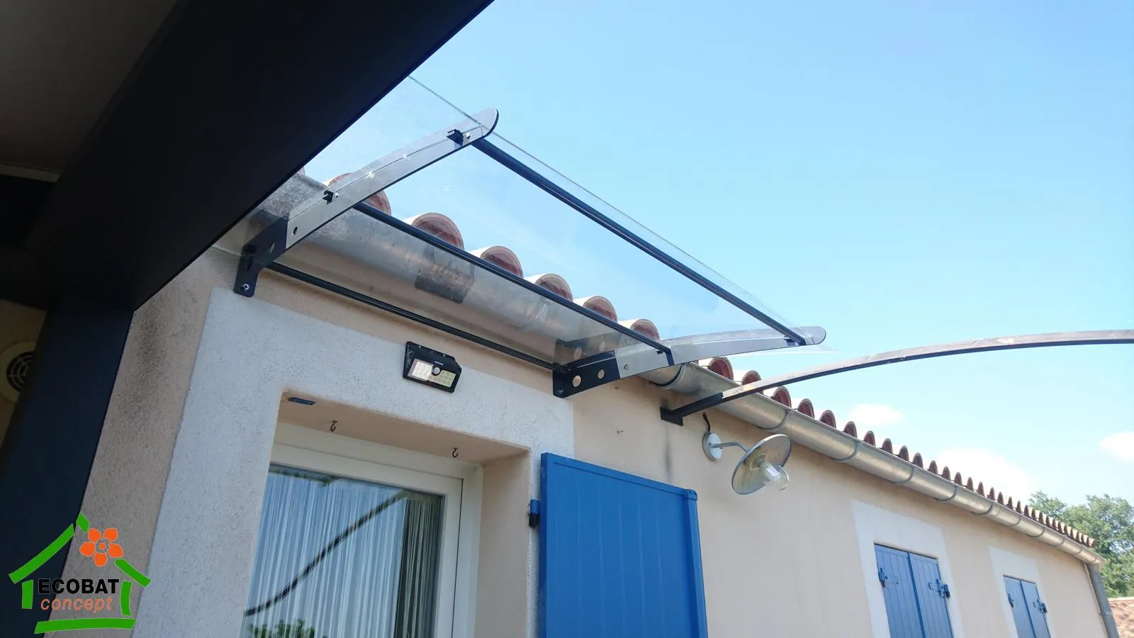 Mise en place d'une pergola 4 poteaux 1 screen et d'une marquise à Brignon - Photo 10