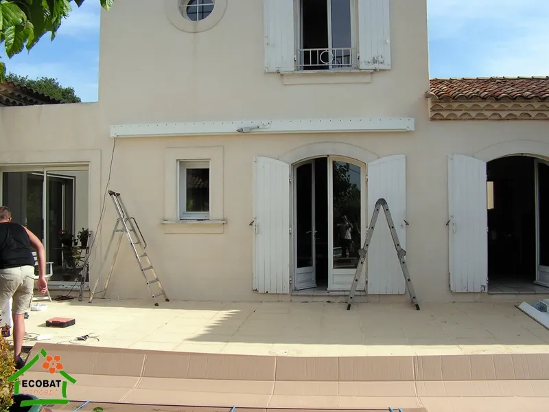 Saint-Geniès-de-Malgoires - 30190 - Pose d'une pergola bioclimatique sur mesure - Photo 3