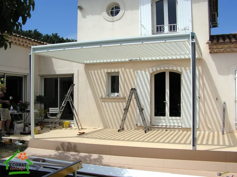Saint-Geniès-de-Malgoires - 30190 - Pose d'une pergola bioclimatique sur mesure - Photo 9