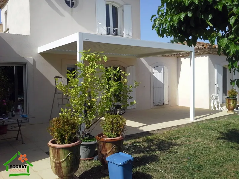 Saint-Geniès-de-Malgoires - 30190 - Pose d'une pergola bioclimatique sur mesure - Photo 11