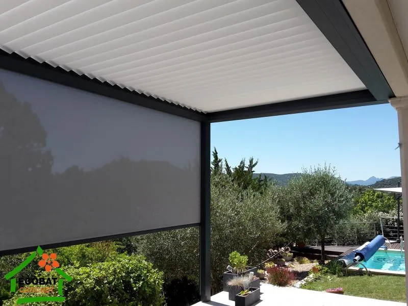 Pose d'une pergola bioclimatique à Saint-Hippolyte-du-Fort - Photo 3