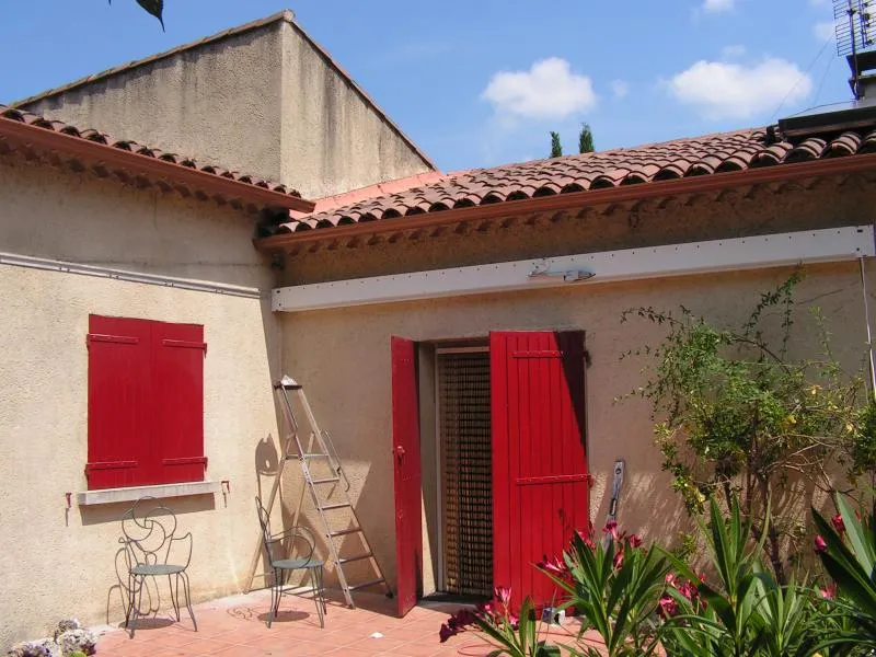Sauzet - 30190 - Pose d'une pergola bioclimatique Brustor - Photo 2