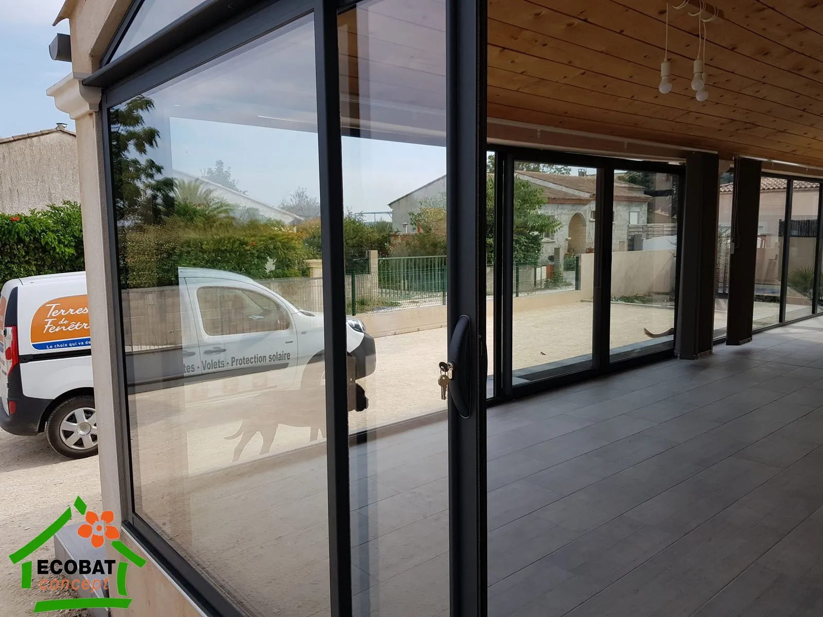 Réalisation d'une véranda terrasse aluminium à Saint-Bauzély - Photo 2